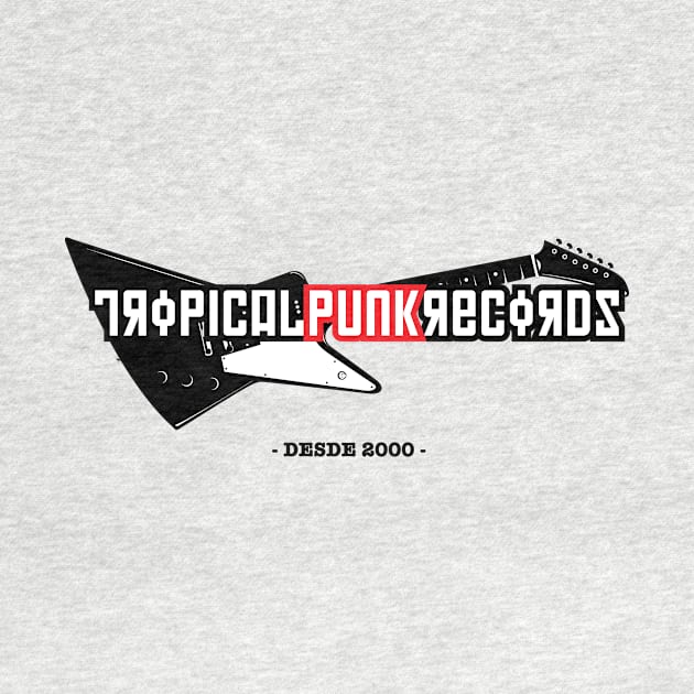 Tropical Punk Records Guitar Logo by musickroad